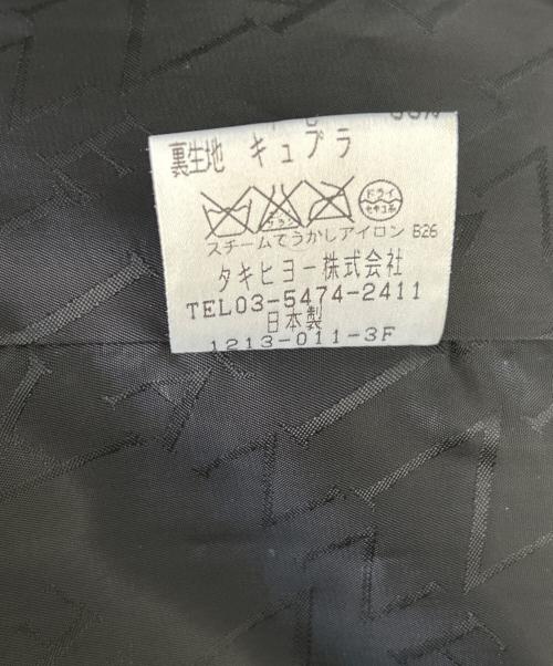 ANNE KLEIN（アンクライン）ANNE KLEIN (アンクライン) ミンクファー衿付きロングコート ブラック サイズ:Mの古着・服飾アイテム