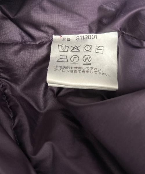 FOX FIRE（フォックスファイヤー）FOX FIRE (フォックスファイヤー) ダウンジャケット パープル サイズ:Lの古着・服飾アイテム