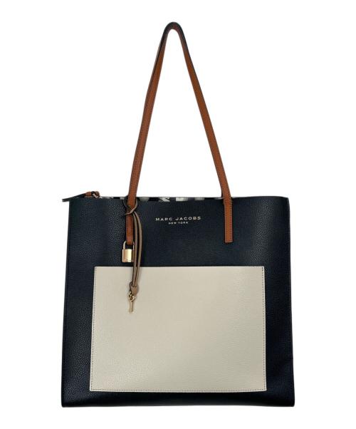 MARC JACOBS（マークジェイコブズ）MARC JACOBS (マークジェイコブズ) トートバッグ ブラック×ブラウンの古着・服飾アイテム