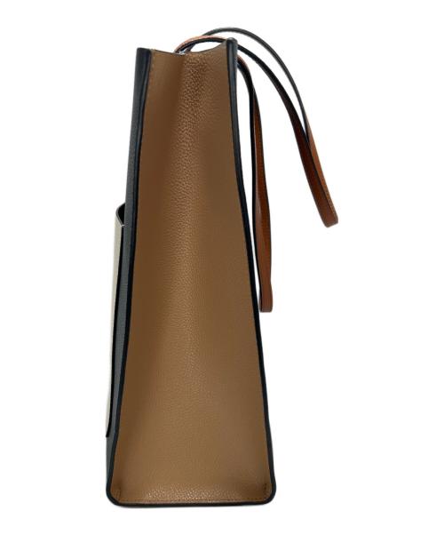 MARC JACOBS（マークジェイコブズ）MARC JACOBS (マークジェイコブズ) トートバッグ ブラック×ブラウンの古着・服飾アイテム