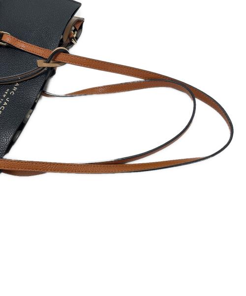 MARC JACOBS（マークジェイコブズ）MARC JACOBS (マークジェイコブズ) トートバッグ ブラック×ブラウンの古着・服飾アイテム