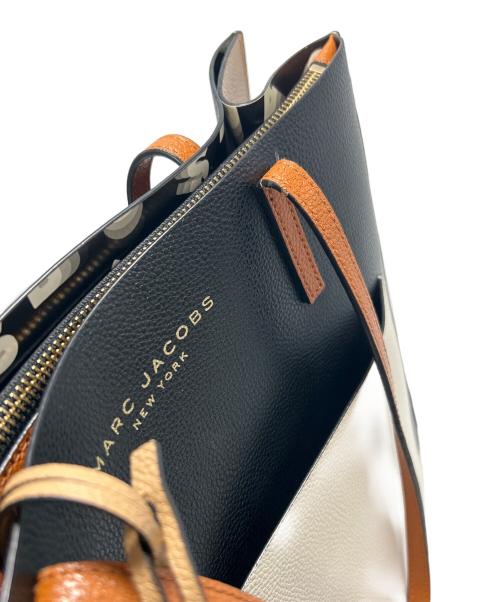MARC JACOBS（マークジェイコブズ）MARC JACOBS (マークジェイコブズ) トートバッグ ブラック×ブラウンの古着・服飾アイテム