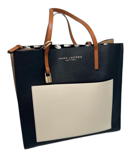 MARC JACOBS（マークジェイコブズ）MARC JACOBS (マークジェイコブズ) トートバッグ ブラック×ブラウンの古着・服飾アイテム