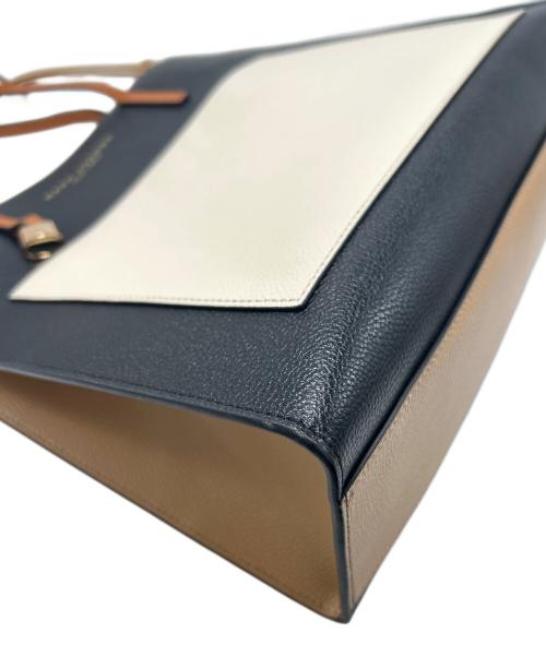 MARC JACOBS（マークジェイコブズ）MARC JACOBS (マークジェイコブズ) トートバッグ ブラック×ブラウンの古着・服飾アイテム