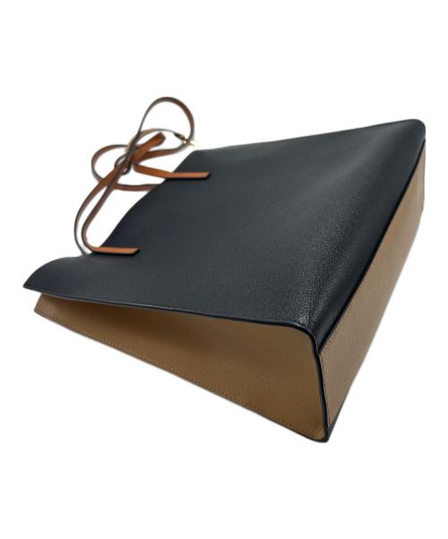 MARC JACOBS（マークジェイコブズ）MARC JACOBS (マークジェイコブズ) トートバッグ ブラック×ブラウンの古着・服飾アイテム