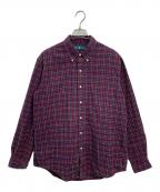 POLO RALPH LAURENポロ・ラルフローレン）の古着「長袖シャツ」｜レッド×ネイビー