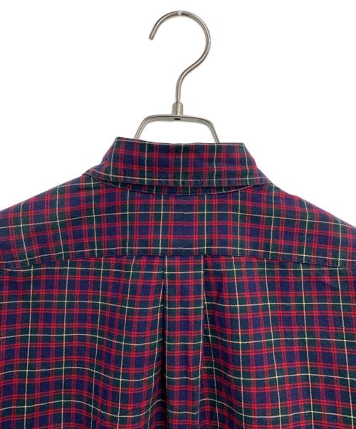 POLO RALPH LAUREN（ポロ・ラルフローレン）POLO RALPH LAUREN (ポロ・ラルフローレン) 長袖シャツ レッド×ネイビー サイズ:SIZE Lの古着・服飾アイテム
