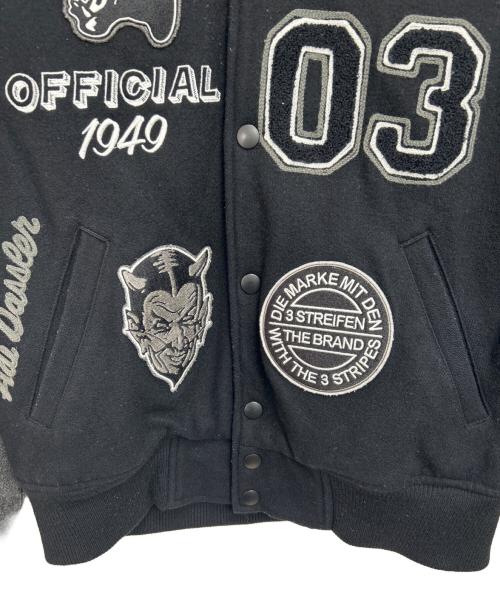 adidas（アディダス）adidas (アディダス) スタジャン ブラック×グレー サイズ:Mの古着・服飾アイテム