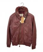 AVIREXアヴィレックス）の古着「レザージャケット」｜レッド