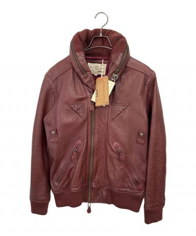 中古・古着通販】AVIREX (アヴィレックス) レザージャケット レッド