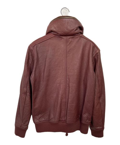 AVIREX（アヴィレックス）AVIREX (アヴィレックス) レザージャケット レッド サイズ:Lの古着・服飾アイテム