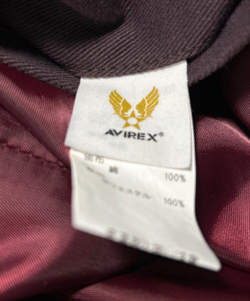 AVIREX（アヴィレックス）AVIREX (アヴィレックス) レザージャケット レッド サイズ:Lの古着・服飾アイテム