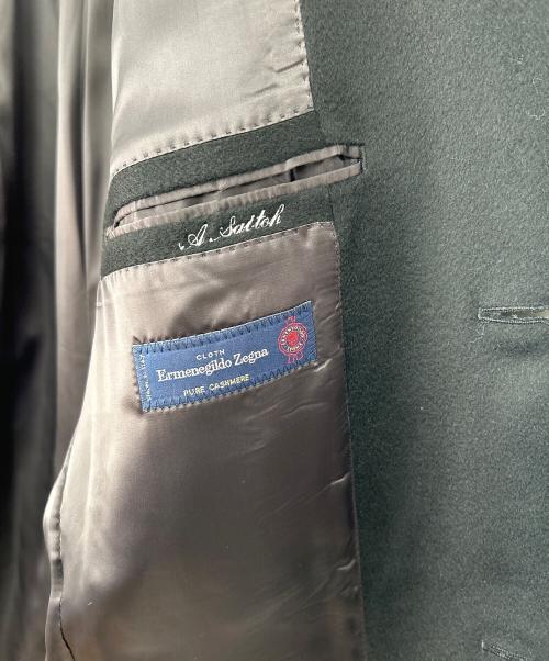 SARTORIA SESSANTUNO（サルトリア・ソリート）SARTORIA SESSANTUNO (サルトリア・ソリート) ZEGNA (ゼニア) カシミヤコート ブラック サイズ:52の古着・服飾アイテム
