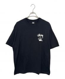 stussy（ステューシー）の古着「半袖カットソー」｜ブラック