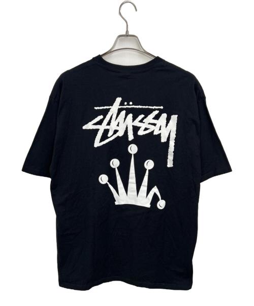 stussy（ステューシー）stussy (ステューシー) 半袖カットソー ブラック サイズ:XLの古着・服飾アイテム