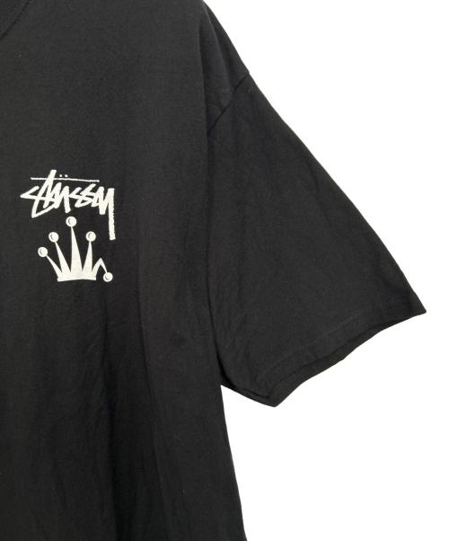 stussy（ステューシー）stussy (ステューシー) 半袖カットソー ブラック サイズ:XLの古着・服飾アイテム