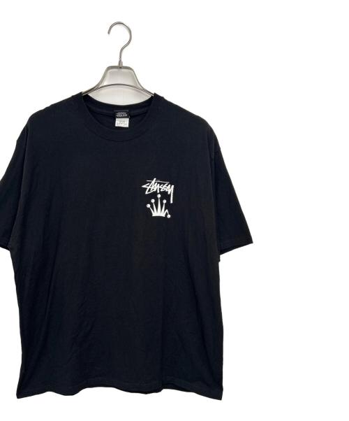 stussy（ステューシー）stussy (ステューシー) 半袖カットソー ブラック サイズ:XLの古着・服飾アイテム