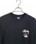 中古・古着 stussy (ステューシー) 半袖カットソー ブラック サイズ:XL：4500円