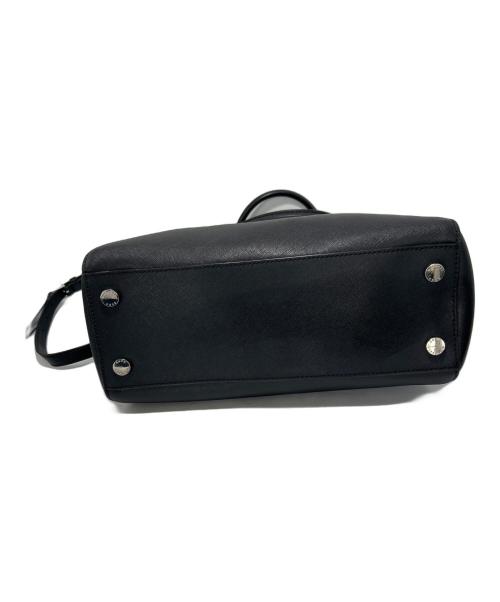 MICHAEL KORS（マイケル・コース）MICHAEL KORS (マイケル・コース) 2WAYショルダーバッグ ブラックの古着・服飾アイテム