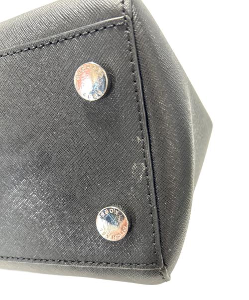 MICHAEL KORS（マイケル・コース）MICHAEL KORS (マイケル・コース) 2WAYショルダーバッグ ブラックの古着・服飾アイテム