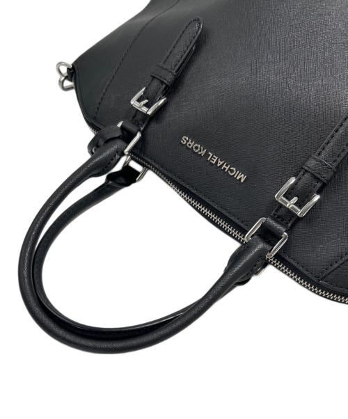 MICHAEL KORS（マイケル・コース）MICHAEL KORS (マイケル・コース) 2WAYショルダーバッグ ブラックの古着・服飾アイテム