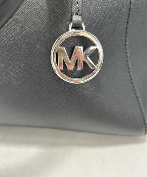 MICHAEL KORS（マイケル・コース）MICHAEL KORS (マイケル・コース) 2WAYショルダーバッグ ブラックの古着・服飾アイテム