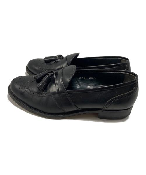 SCOTCH GRAIN（スコッチグレイン）SCOTCH GRAIN (スコッチグレイン) タッセルローファー ブラック サイズ:26の古着・服飾アイテム