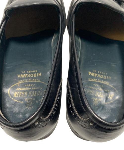 SCOTCH GRAIN（スコッチグレイン）SCOTCH GRAIN (スコッチグレイン) タッセルローファー ブラック サイズ:26の古着・服飾アイテム