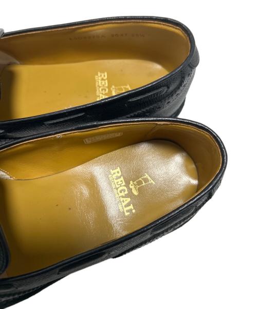 REGAL（リーガル）REGAL (リーガル) タッセルローファー ブラック サイズ:25.5の古着・服飾アイテム