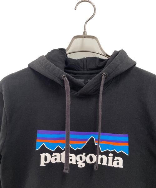 Patagonia（パタゴニア）Patagonia (パタゴニア) ロゴパーカー ブラック サイズ:XSの古着・服飾アイテム