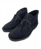 CLARKSクラークス）の古着「デザートブーツ」｜ブラック
