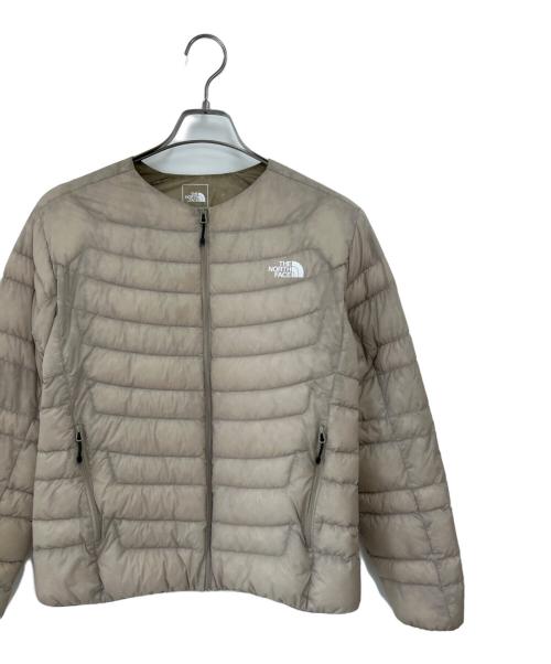 THE NORTH FACE（ザ ノース フェイス）THE NORTH FACE (ザ ノース フェイス) ダウンジャケット ベージュ サイズ:Lの古着・服飾アイテム