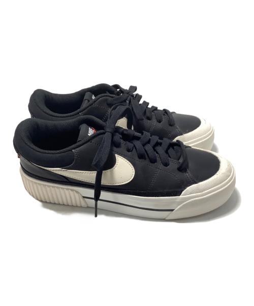 NIKE（ナイキ）NIKE (ナイキ) スニーカー ブラック×ホワイト サイズ:24.5cmの古着・服飾アイテム