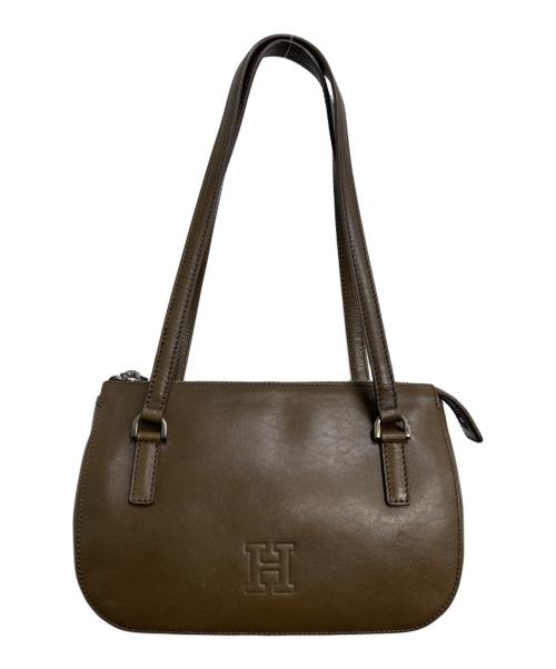 HIROFU（ヒロフ）HIROFU (ヒロフ) ハンドバッグ ブラウンの古着・服飾アイテム