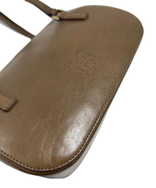 HIROFU（ヒロフ）HIROFU (ヒロフ) ハンドバッグ ブラウンの古着・服飾アイテム