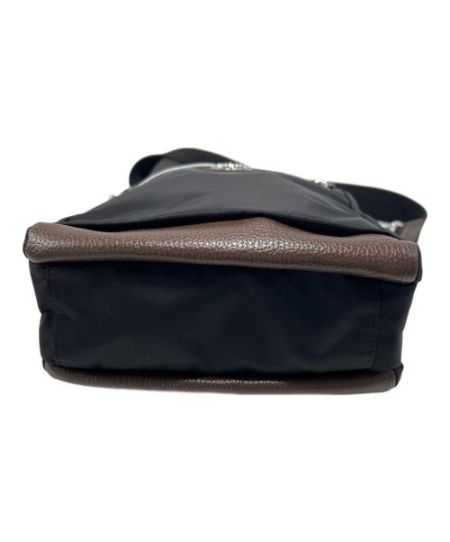 Orobianco（オロビアンコ）Orobianco (オロビアンコ) ショルダーバッグ ブラック×ブラウンの古着・服飾アイテム