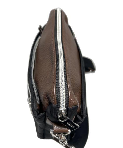 Orobianco（オロビアンコ）Orobianco (オロビアンコ) ショルダーバッグ ブラック×ブラウンの古着・服飾アイテム