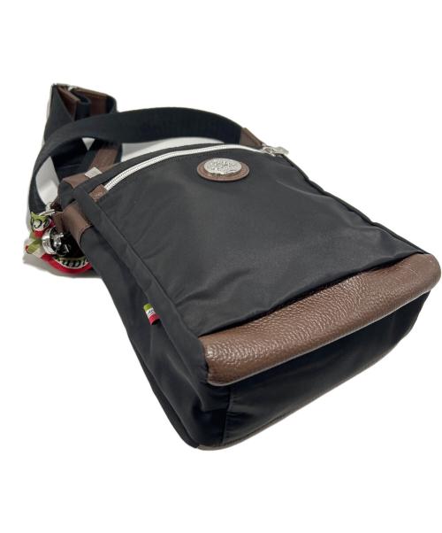 Orobianco（オロビアンコ）Orobianco (オロビアンコ) ショルダーバッグ ブラック×ブラウンの古着・服飾アイテム