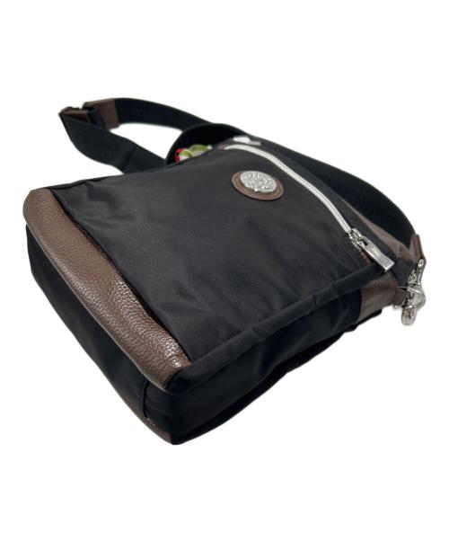 Orobianco（オロビアンコ）Orobianco (オロビアンコ) ショルダーバッグ ブラック×ブラウンの古着・服飾アイテム