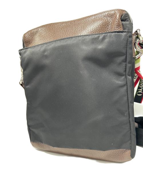 Orobianco（オロビアンコ）Orobianco (オロビアンコ) ショルダーバッグ ブラック×ブラウンの古着・服飾アイテム