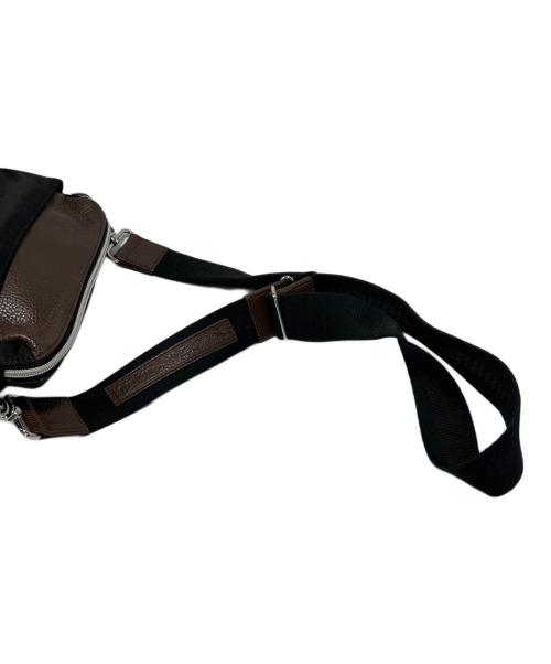 Orobianco（オロビアンコ）Orobianco (オロビアンコ) ショルダーバッグ ブラック×ブラウンの古着・服飾アイテム