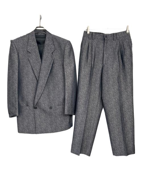 -（-）- (-) 3ピースセットアップスーツ グレー サイズ:Mの古着・服飾アイテム