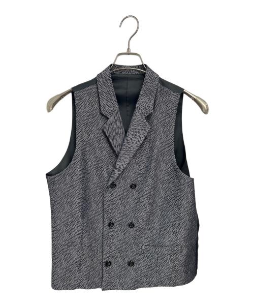 -（-）- (-) 3ピースセットアップスーツ グレー サイズ:Mの古着・服飾アイテム