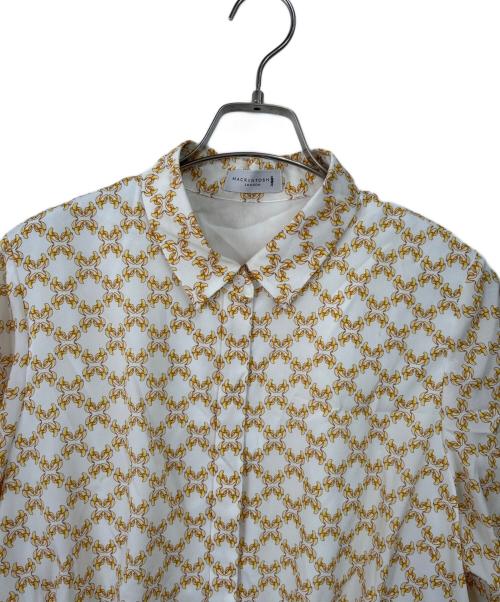 MACKINTOSH LONDON（マッキントッシュ ロンドン）MACKINTOSH LONDON (マッキントッシュ ロンドン) 長袖ワンピース ホワイト サイズ:44の古着・服飾アイテム