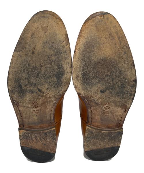 Santoni（サントーニ）Santoni (サントーニ) メダリオンレザーシューズ ブラウン サイズ:7の古着・服飾アイテム