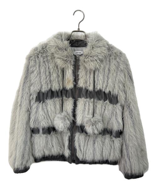 LAGUA GEM（ラグアジェム）LAGUA GEM (ラグアジェム) フェイクファージャケット グレー サイズ:Fの古着・服飾アイテム