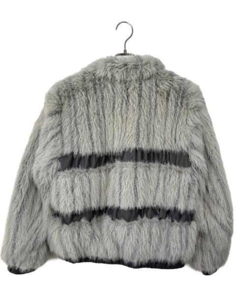 LAGUA GEM（ラグアジェム）LAGUA GEM (ラグアジェム) フェイクファージャケット グレー サイズ:Fの古着・服飾アイテム