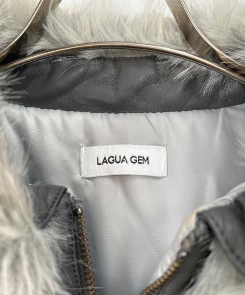 LAGUA GEM（ラグアジェム）LAGUA GEM (ラグアジェム) フェイクファージャケット グレー サイズ:Fの古着・服飾アイテム