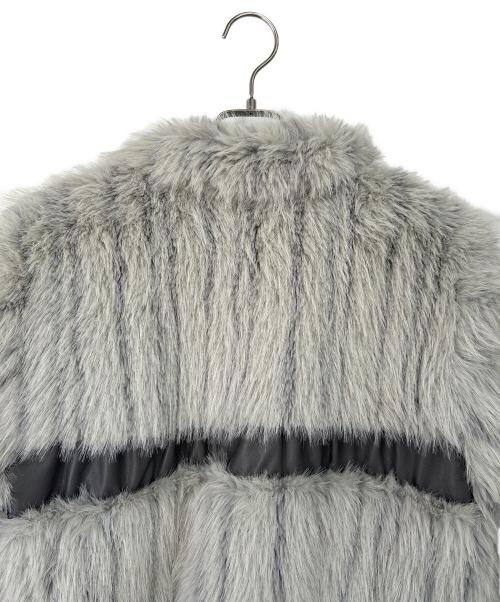 LAGUA GEM（ラグアジェム）LAGUA GEM (ラグアジェム) フェイクファージャケット グレー サイズ:Fの古着・服飾アイテム