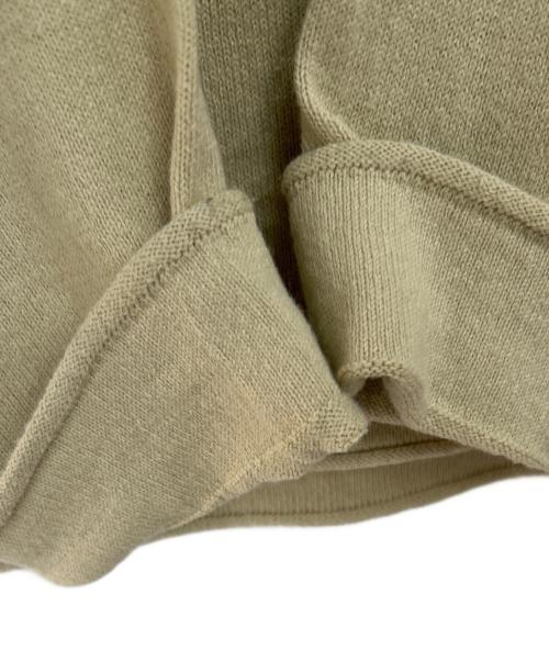 STONE ISLAND（ストーンアイランド）STONE ISLAND (ストーンアイランド) 薄手ニット ベージュ サイズ:Mの古着・服飾アイテム